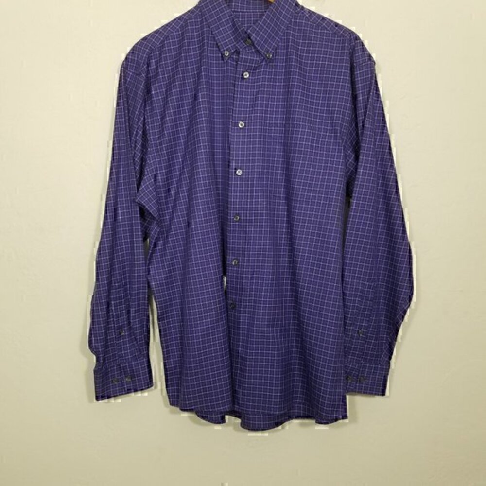 NWT Jos. A. Bank Long Sleeve Button Down Shirts Purple Size L